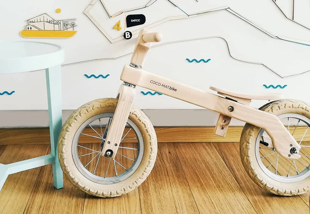 ARGOS BALANCE 12" KIDS - A revolutionary city bike for everyone- ergonomic design, handcrafted, wooden