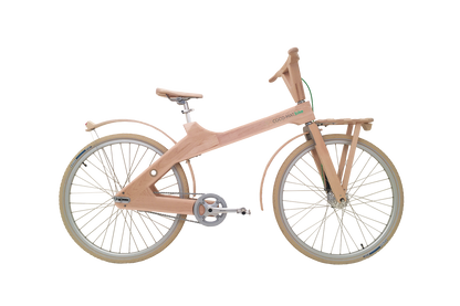 ODYSSEUS 2-SPEED 28" - A revolutionary city bike for everyone- ergonomic design, handcrafted, wooden