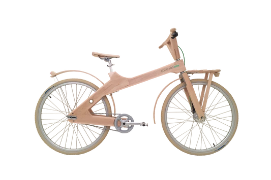 ODYSSEUS 7-SPEED 28": A revolutionary city bike for everyone-ergonomic design, handcrafted, wooden