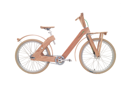 PENELOPE 2-SPEED 28"- A revolutionary city bike for everyone- ergonomic design, handcrafted, wooden