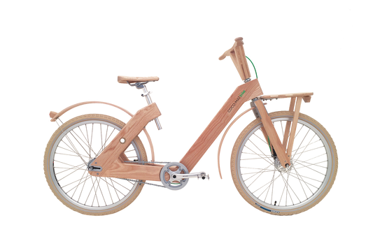 PENELOPE 2-SPEED 28"- A revolutionary city bike for everyone- ergonomic design, handcrafted, wooden