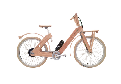 PENELOPE 28" ELECTRIC BIKE: A revolutionary city bike for everyone- ergonomic design, handcrafted, wooden