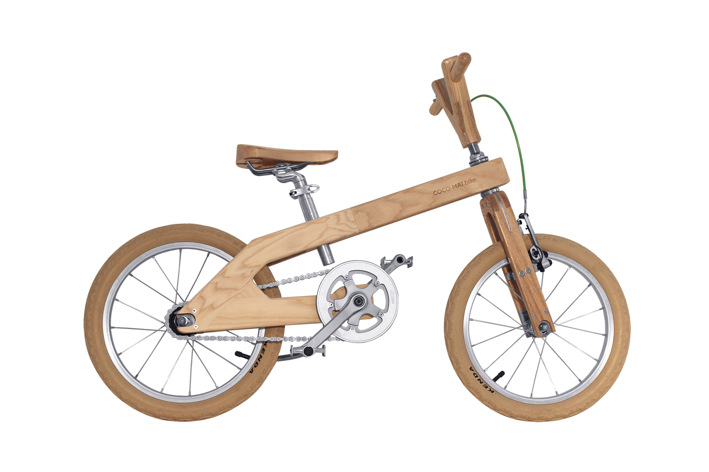 TELEGONUS KIDS 16" - A revolutionary city bike for everyone- ergonomic design, handcrafted, wooden