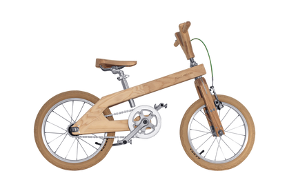 TELEGONUS KIDS 16" - A revolutionary city bike for everyone- ergonomic design, handcrafted, wooden